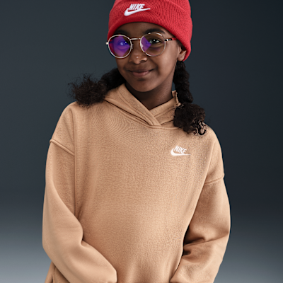 Nike Sportswear Club Fleece Big Kids' Oversized Pullover Hoodie